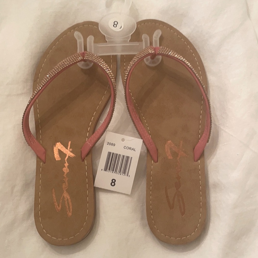 Brand new pink sandals